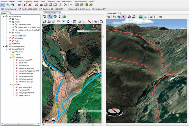 Logiciel de navigation Land7 de TwoNav