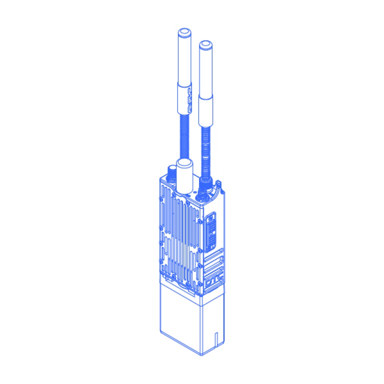 DTC SOL8SDR-H2 Radio de rôle spécial renforcée 2x1W