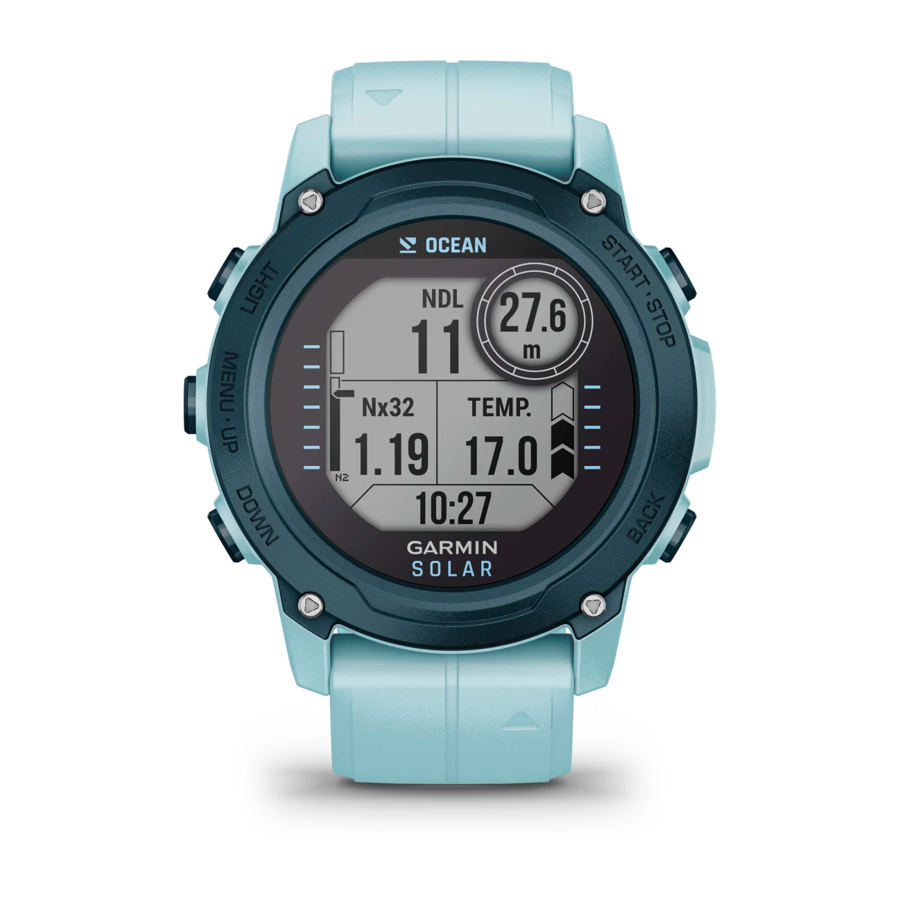Montre Garmin Descent G1 Solar Bleue