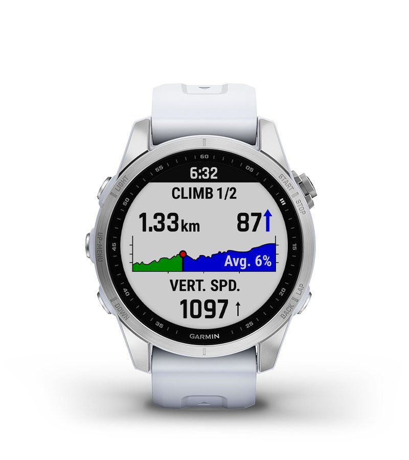 Montre Garmin fenix 7S (Standard - Solar - Sapphire)