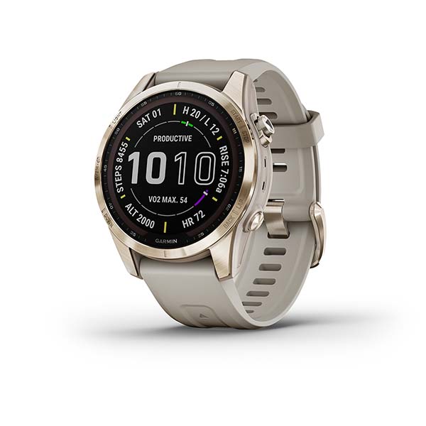 Montre Garmin fenix 7S (Standard - Solar - Sapphire)