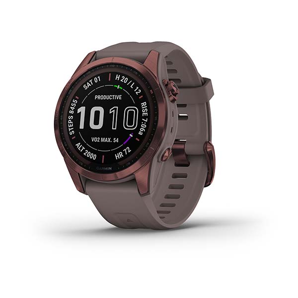 Montre Garmin fenix 7S (Standard - Solar - Sapphire)