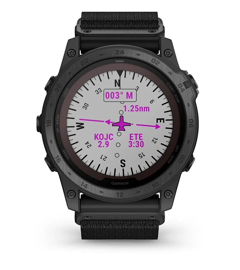 Montre Garmin tactix 7 standard, pro, ballistics