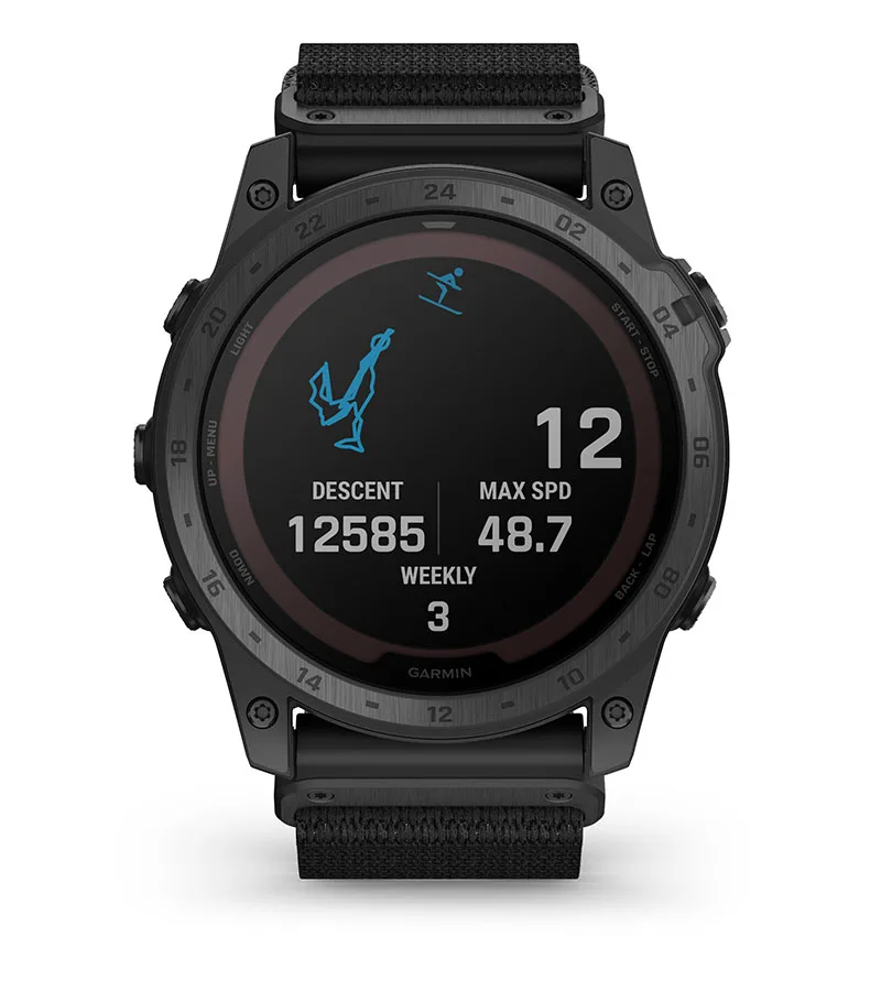 Montre Garmin tactix 7 standard, pro, ballistics