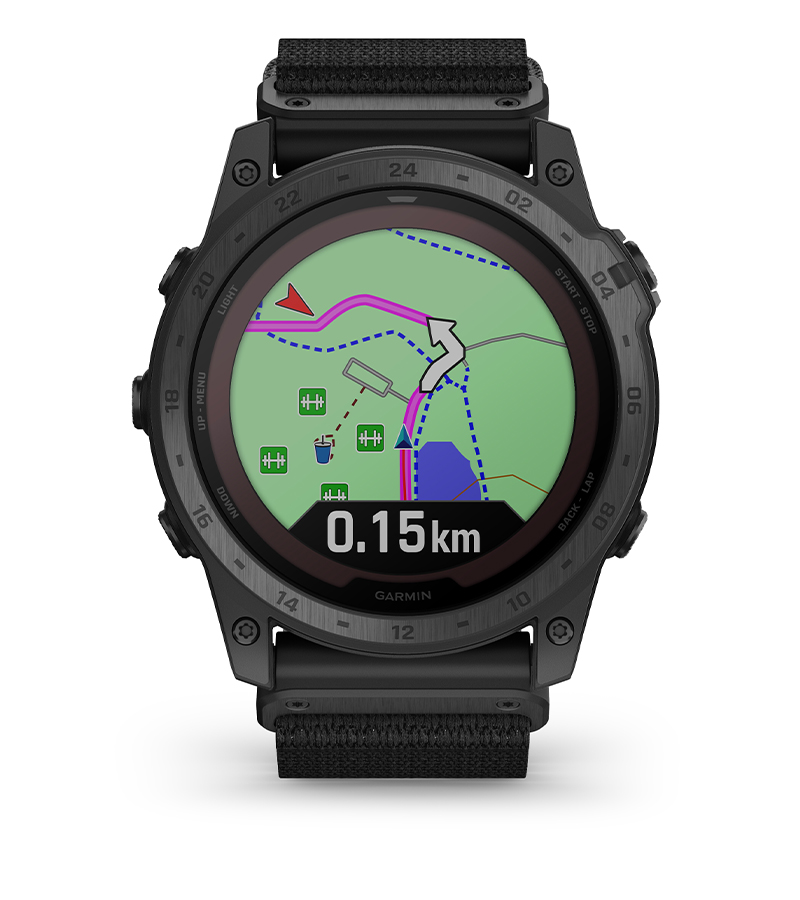 Montre Garmin tactix 7 standard, pro, ballistics