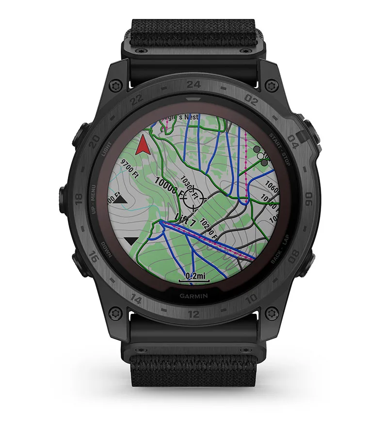 Montre Garmin tactix 7 standard, pro, ballistics