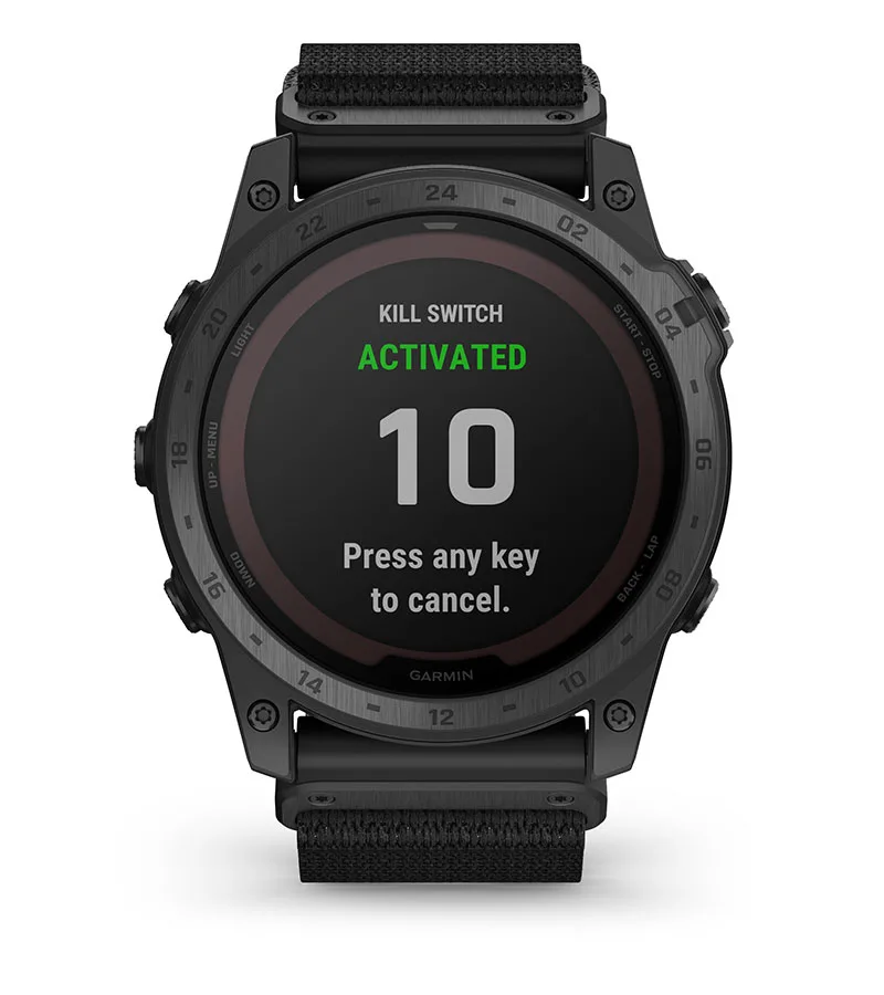 Montre Garmin tactix 7 standard, pro, ballistics