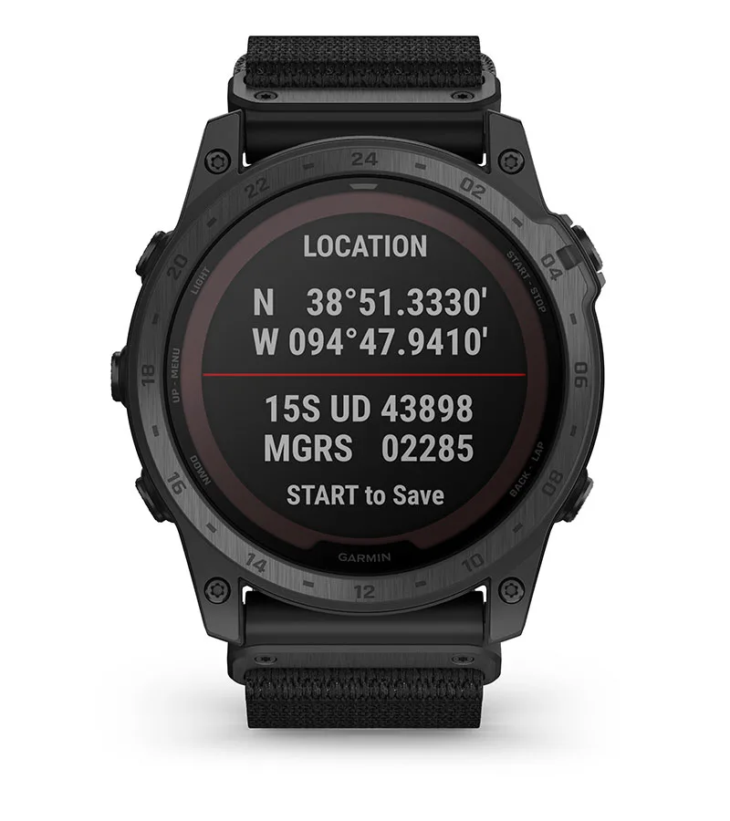 Montre Garmin tactix 7 standard, pro, ballistics