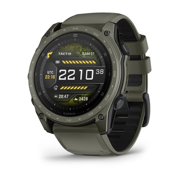 Montre Garmin tactix 8 51mm AMOLED Cerakote Cerakote vert - face