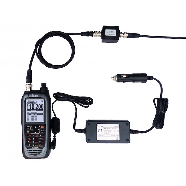 Icom IC-A25CEFRII Portatif Aviation VHF