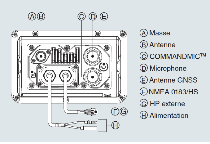 VHF Marine fixe Icom IC-M510E ET IC-M510EAIS