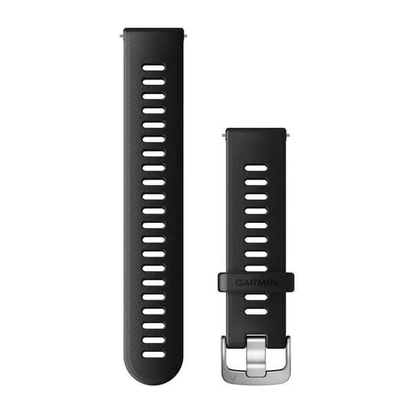 Bracelet à dégagement rapide (20 mm) Noir pour  Garmin Venu Sq 2 