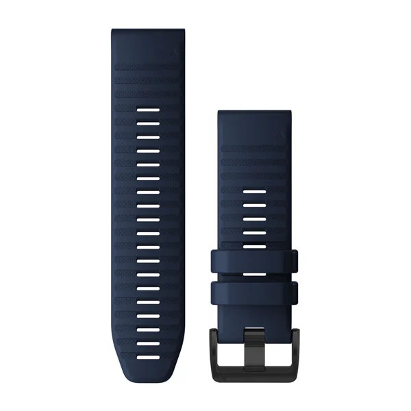 Bracelet QuickFit - 26mm Silicone bleu Captain pour  Garmin Instinct 2X Solar 